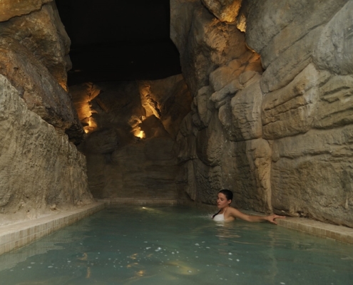 Pileta agua caliente Balneario