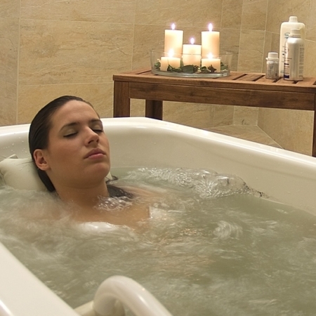 Baño individual agua sulfurosa