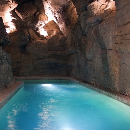 Gruta piscina termal Balneario